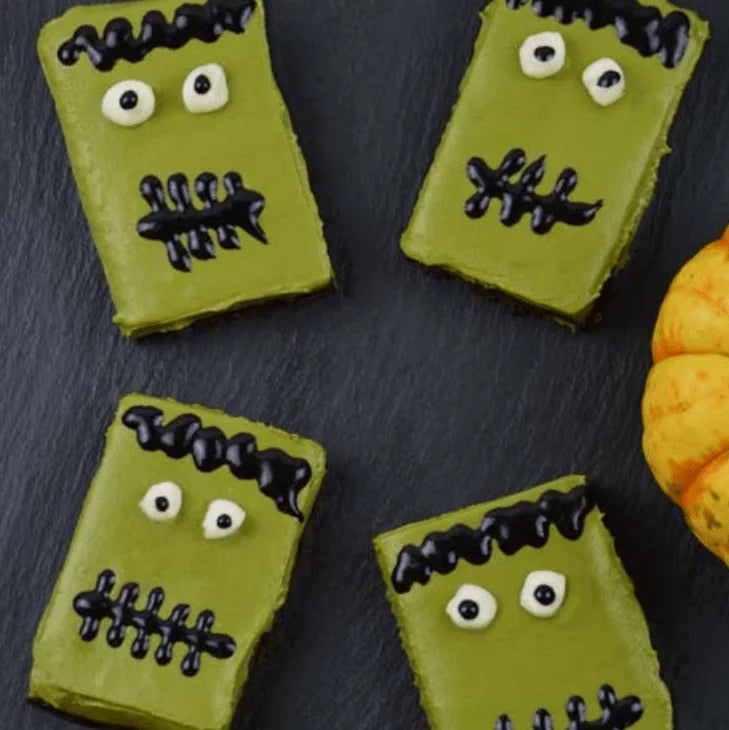 FRANKENSTEIN BITES – NO-BAKE MATCHA - Yes Superfood