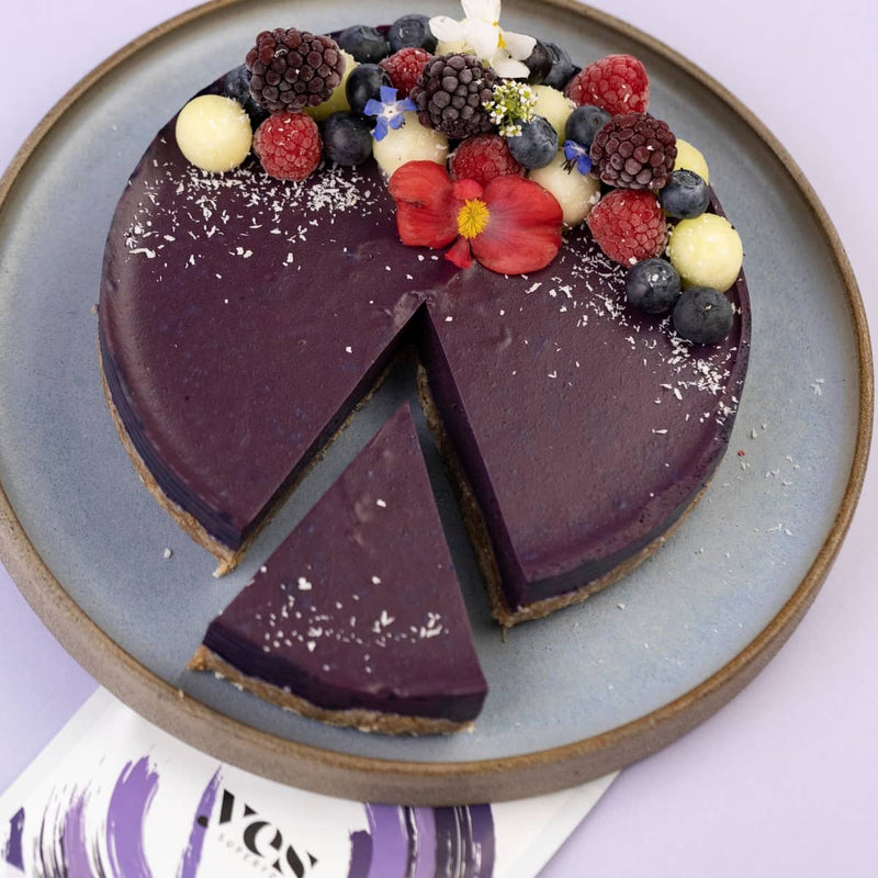 Blueberry Earl Grey Cake - Yes Superfood