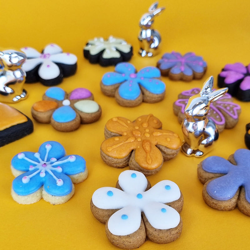Citrusy Flower Cookies - Yes Superfood