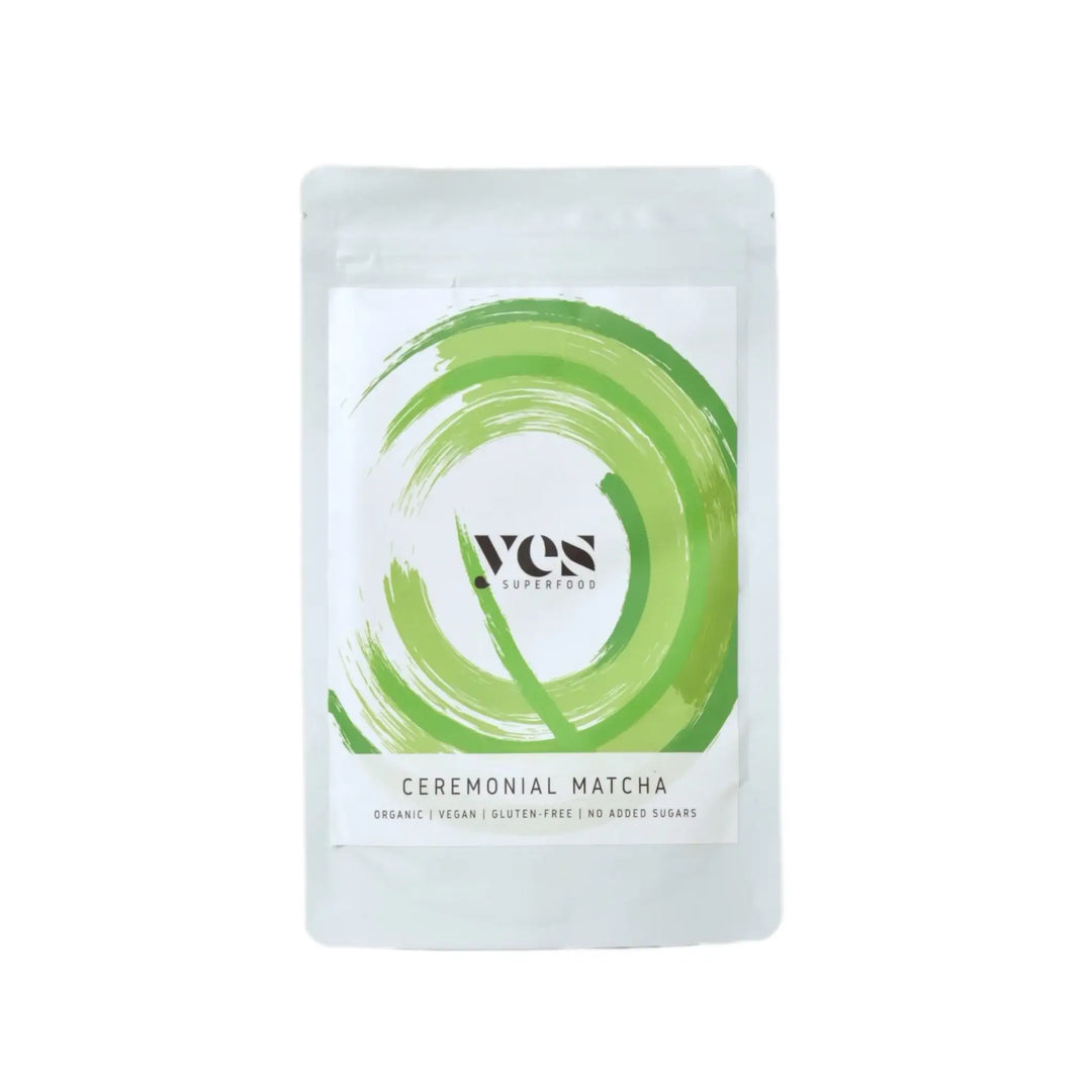 Yes Superfood Ceremonial Matcha green tea powder for matcha drinks and desserts